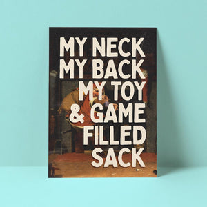 My Neck, My Back Christmas Card