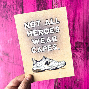 Enormous White Shoes Card