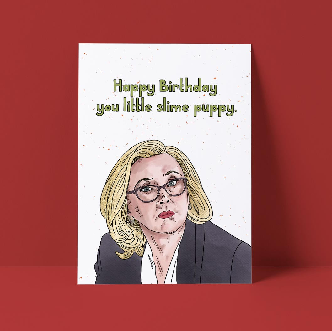 Slime Puppy Birthday Card