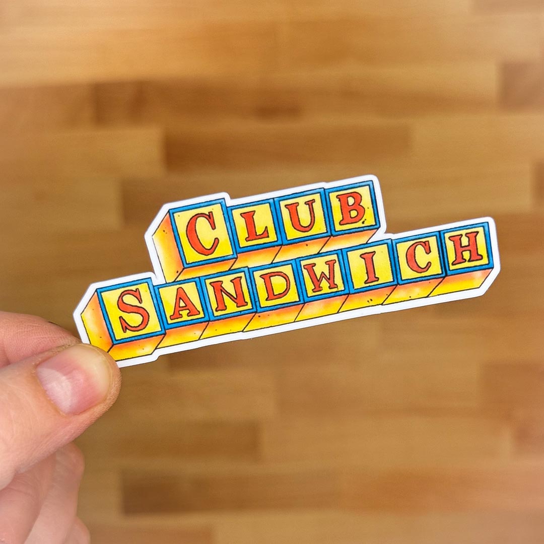 Babysitters Club Sandwich Sticker