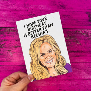 Keesha’s Birthday Card