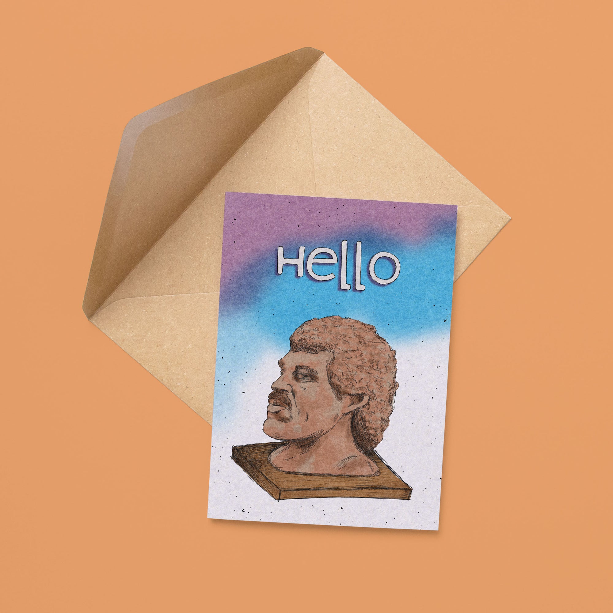 Hello Sculpture Card