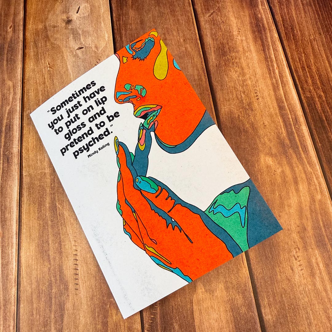 Lip Gloss Encouragement Card