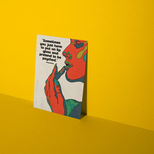 Lip Gloss Encouragement Card