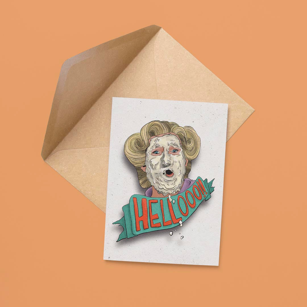 Fake Nanny Hello Card