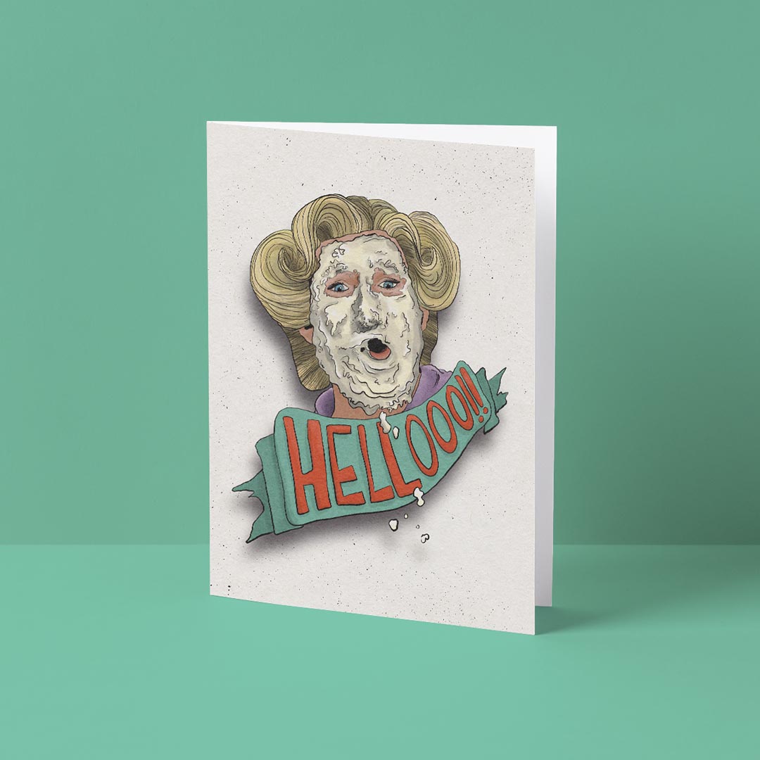Fake Nanny Hello Card
