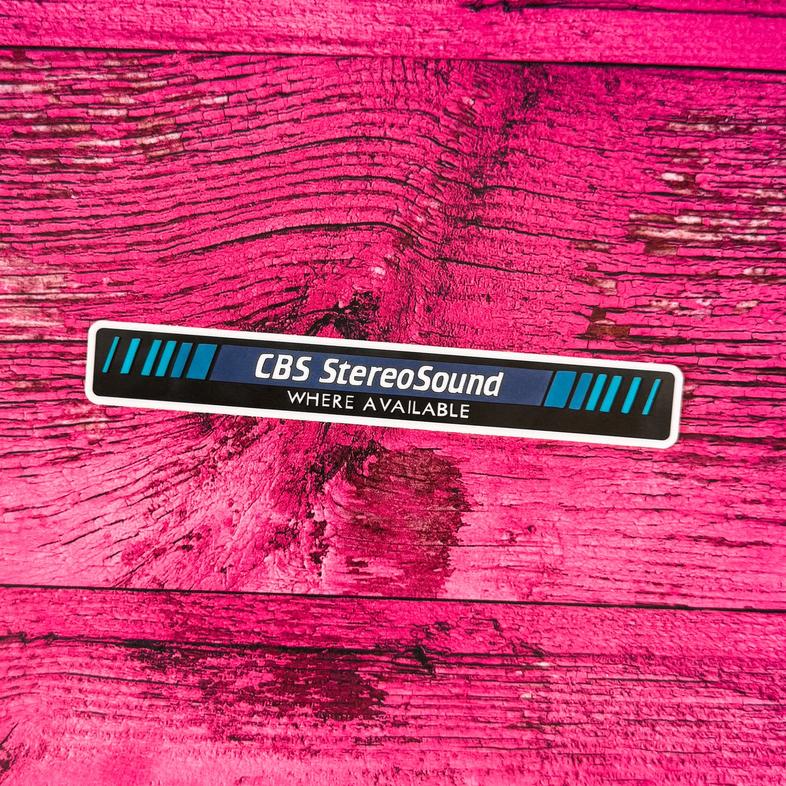 CBS Stereosound Sticker
