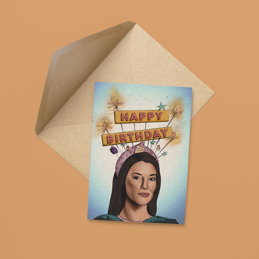 Happy Birthday Headband Card