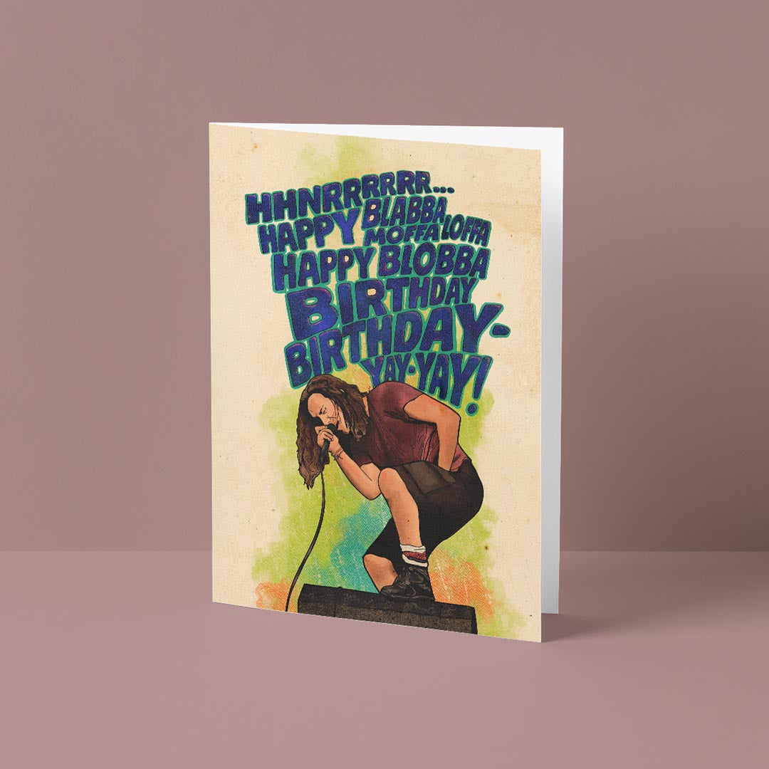 90s Grunge Birthday Card