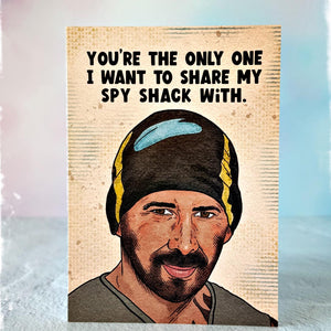 Spy Shack Card