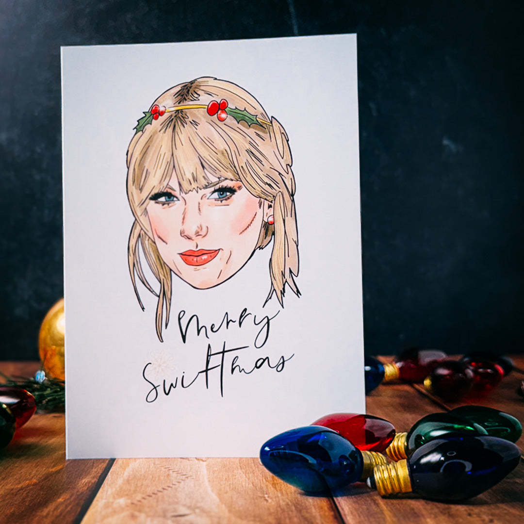 Pop Star Christmas Card