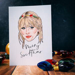 Pop Star Christmas Card