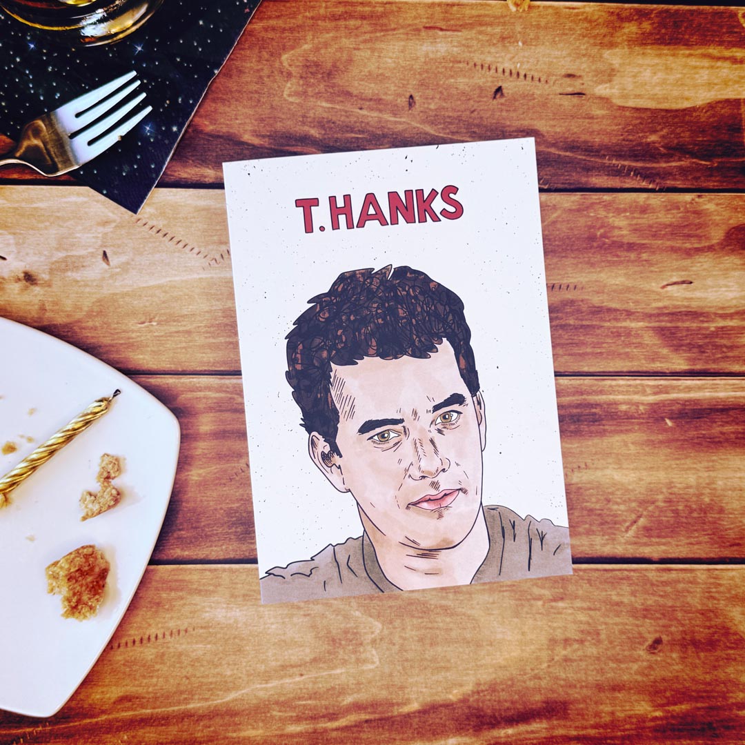 T.Hanks Thank You Card