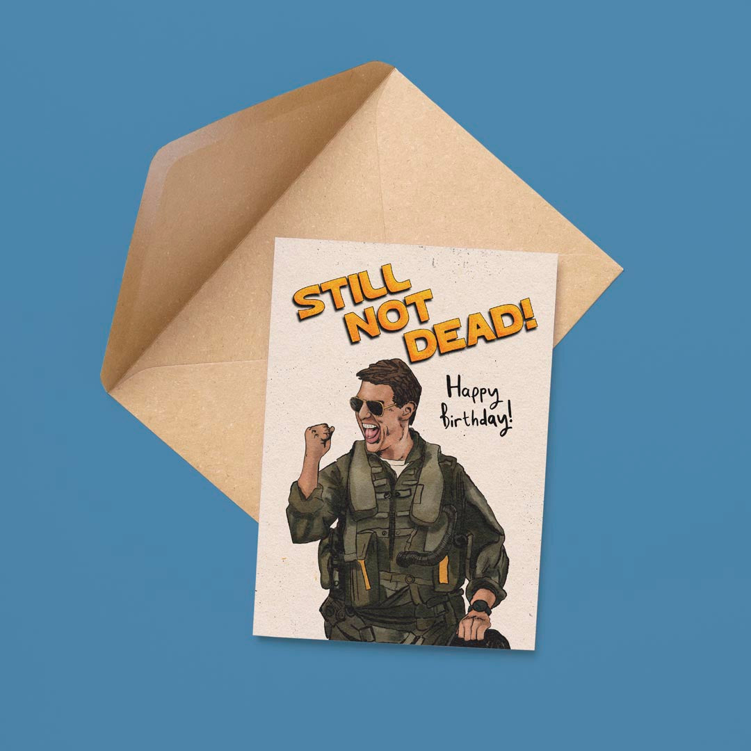 Maverick Birthday Card