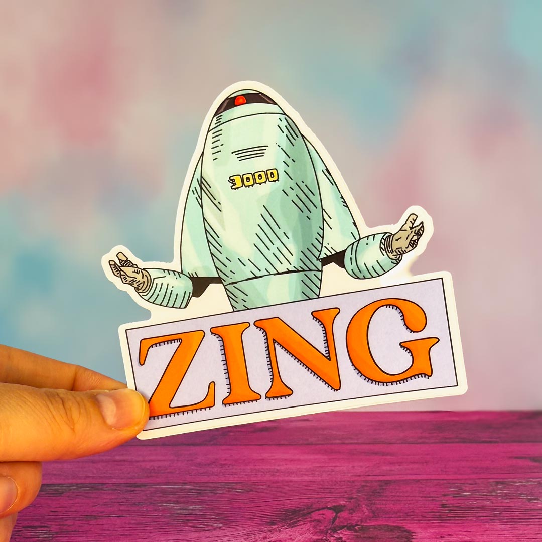 Zingbot Sticker