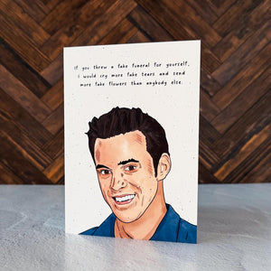 Dan's Funeral Card