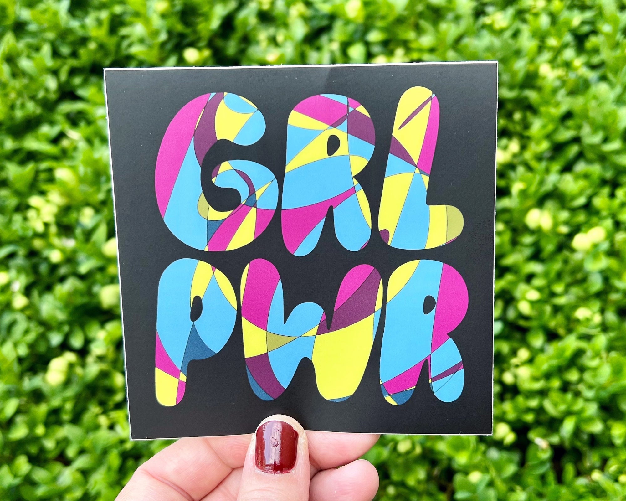 GRL PWR Sticker