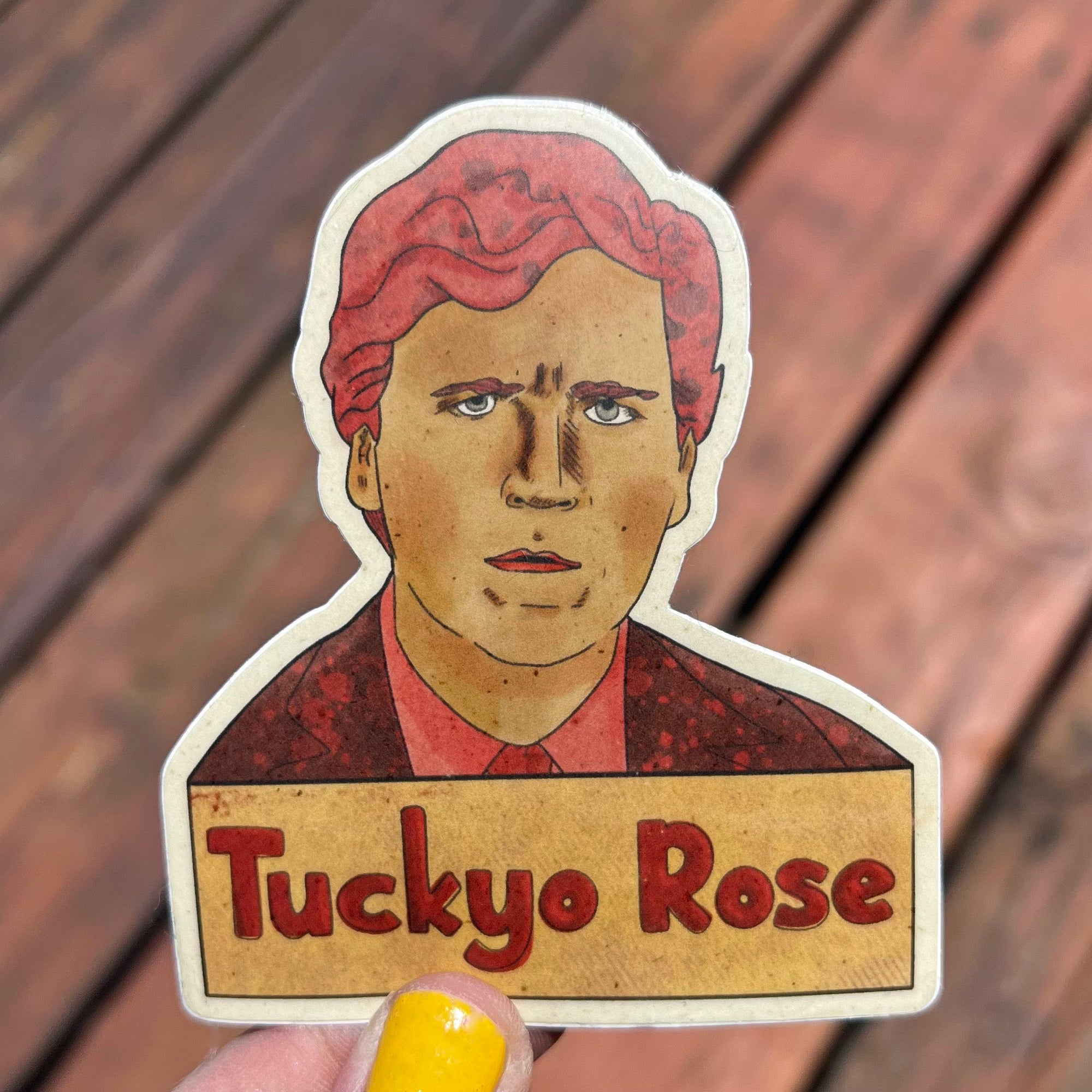 Tuckyo Rose Sticker