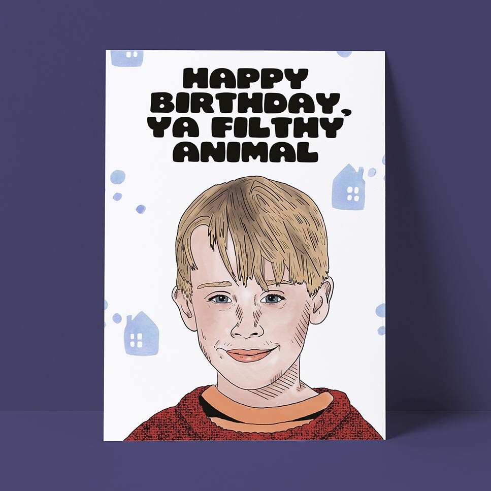 Filthy Animal Birthday Card