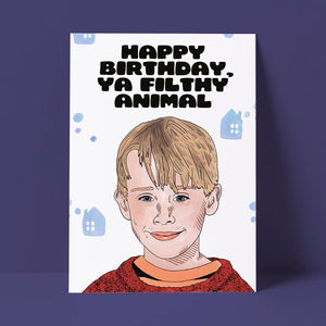 Filthy Animal Birthday Card