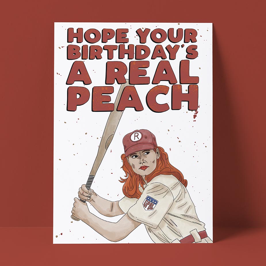 Hope Your Birthday's a Real Peach Card