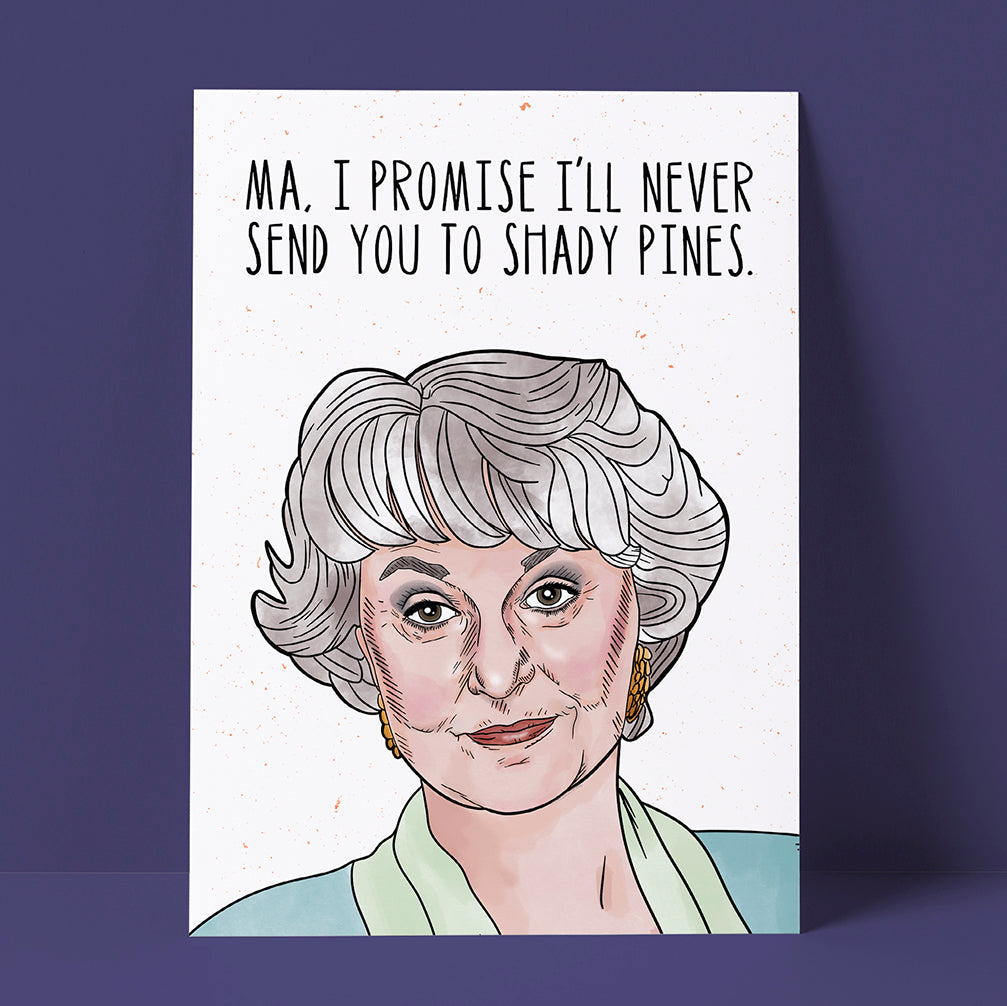 Shady Pines Mother’s Day Card
