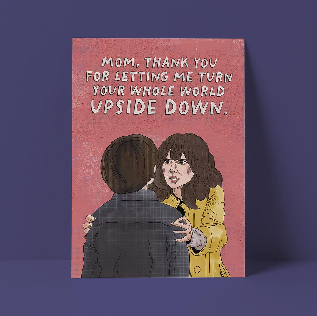 Upside Down Mother’s Day Card