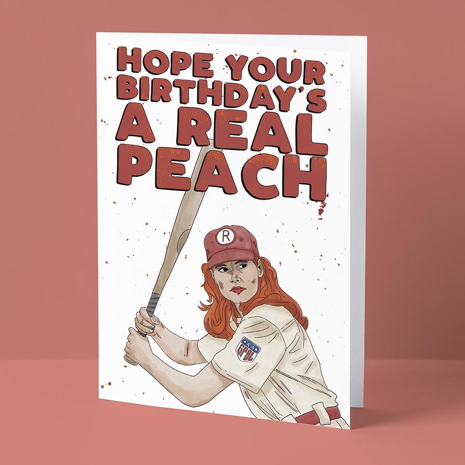 Hope Your Birthday's a Real Peach Card