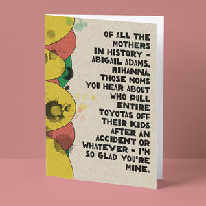 Best Mom in History Card