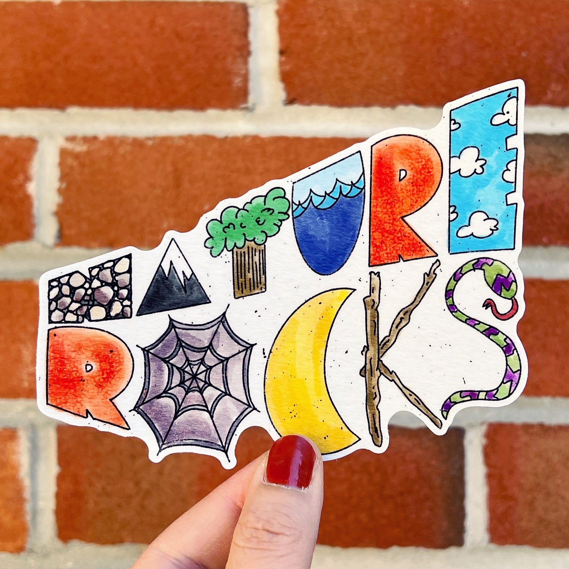 Nature Rocks Sticker