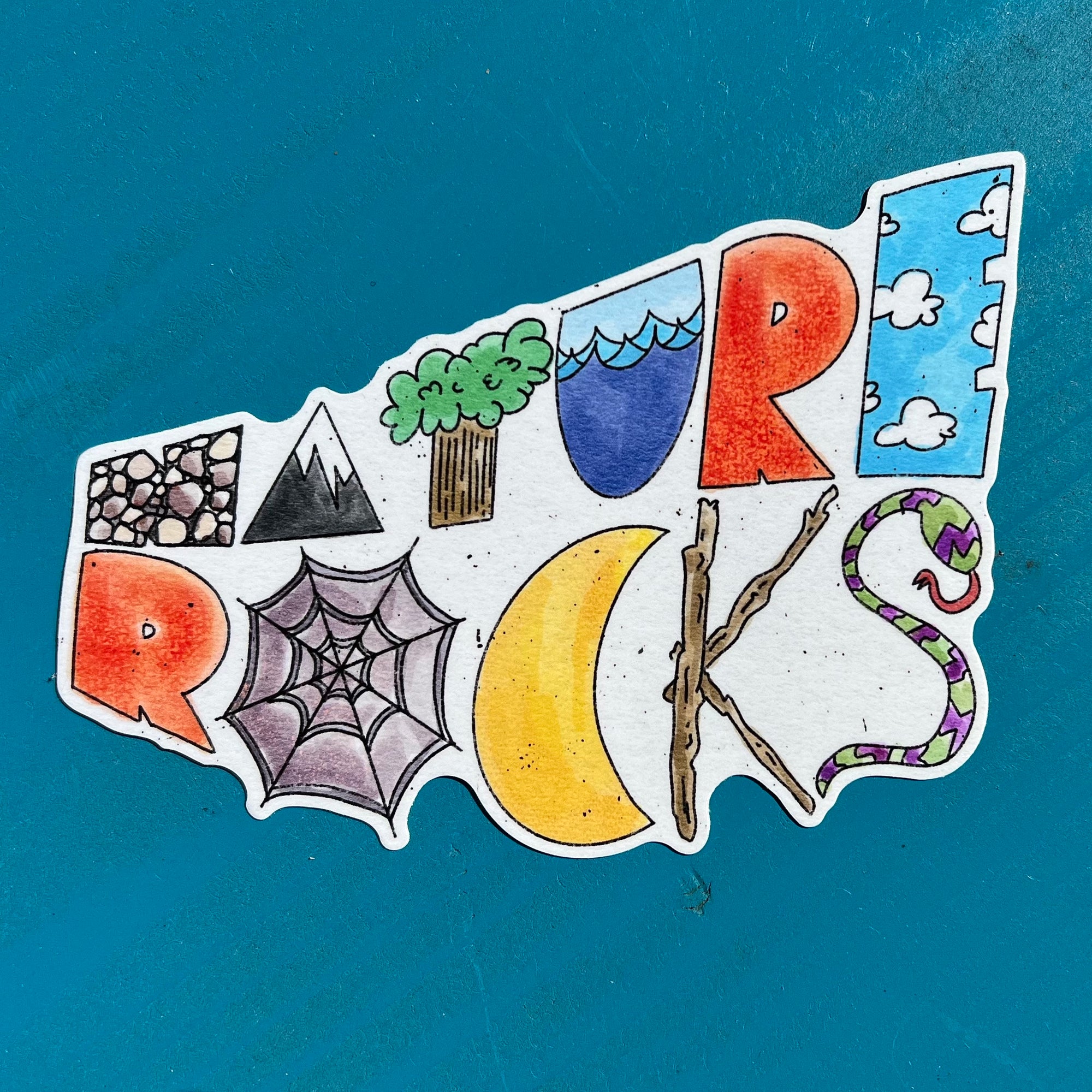 Nature Rocks Sticker