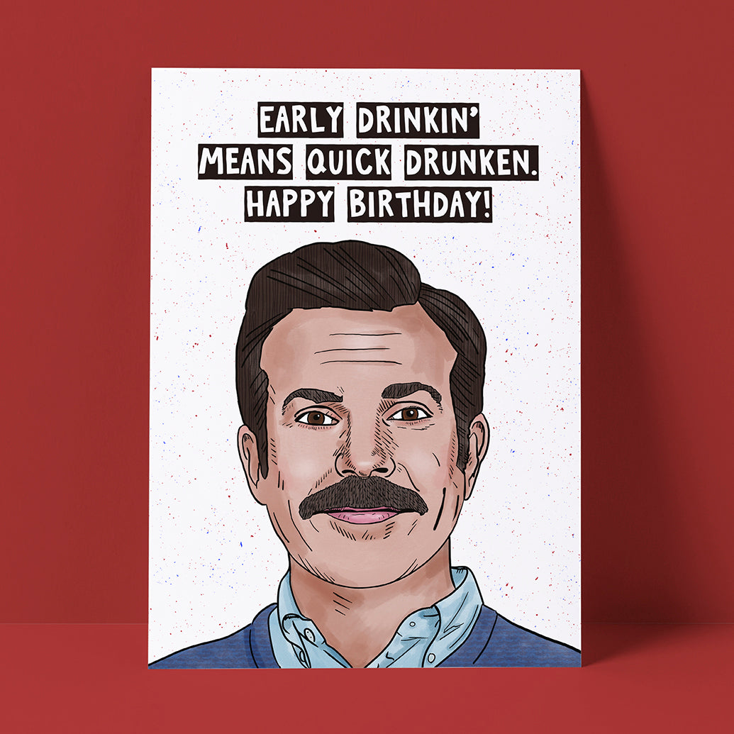 Early Drinkin’ Birthday Card