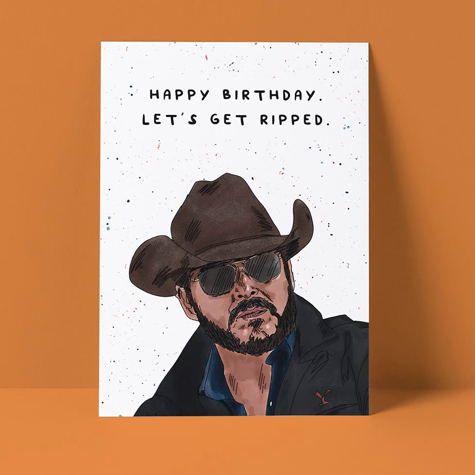 Let's Get Ripped Birthday Card